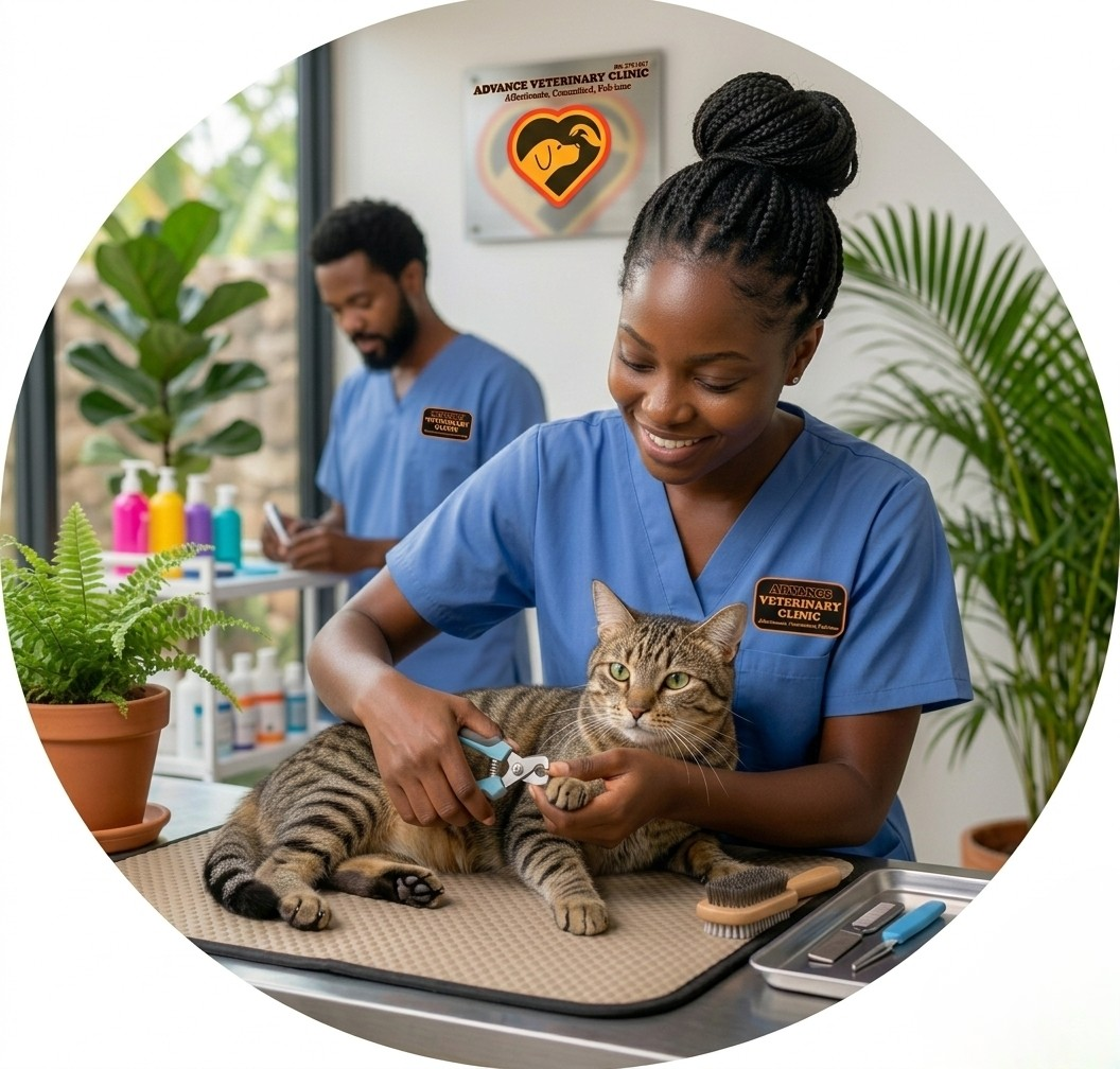 Pet grooming services